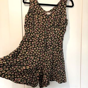 Floral Skort Romper